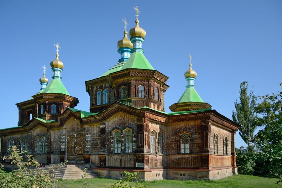 БАРСКАУНСКИЙ водопад + ущелье «СКАЗКА», Джеты-Огуз + церковь и мечеть в Караколе + Горячий Источник 7